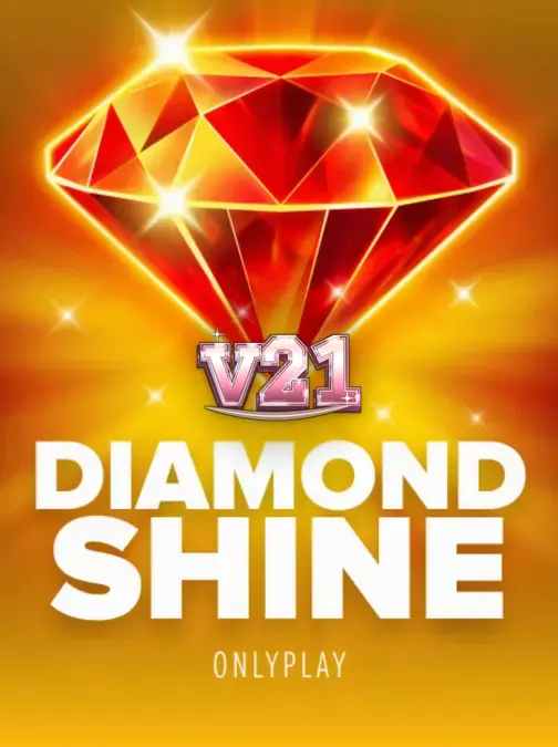 Tampilan visual slot Diamond Shine dengan tema buah neon dan berlian.